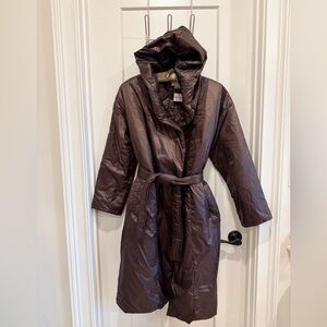 Astrid Down Chocolate Puffer Coat